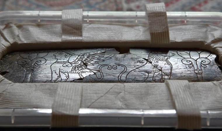 2,800-year-old ivory ornament unearthed in Hattusa archeological site in Turkey