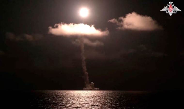 Russian nuclear submarine test launches Bulava intercontinental missile