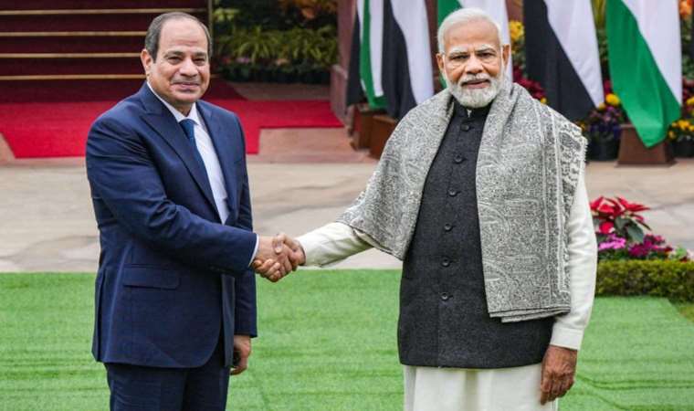 Egypt, India upgrade relations to strategic partnership during Modi's Cairo visit