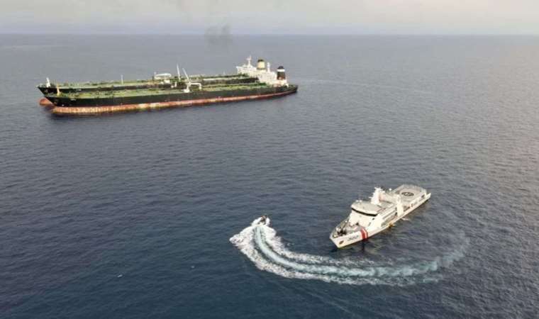 Iranian-flagged tanker suspected of illegal oil transfer