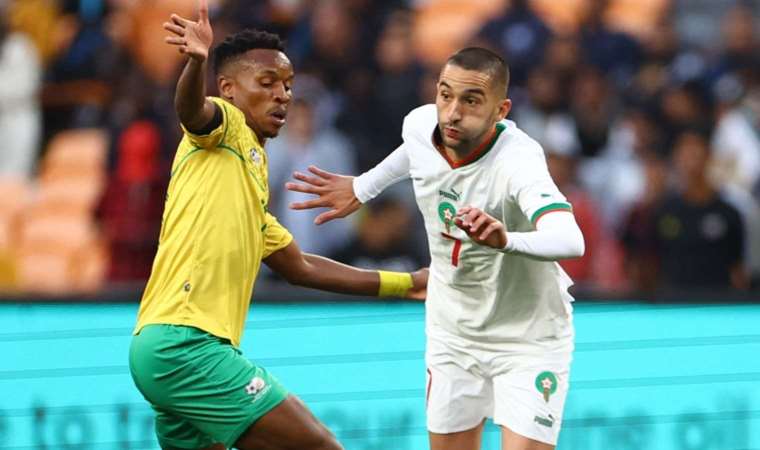 Moroccan footballer Hakim Ziyech arrives in Istanbul for Galatasaray