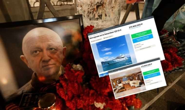 A yacht allegedly owned by Prigojin was put up for sale on the day of the accident
