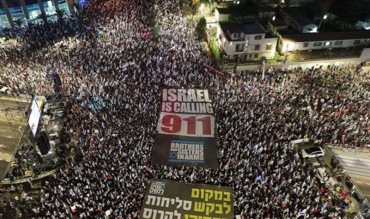 Thousands of Israelis protest against judicial overhaul
