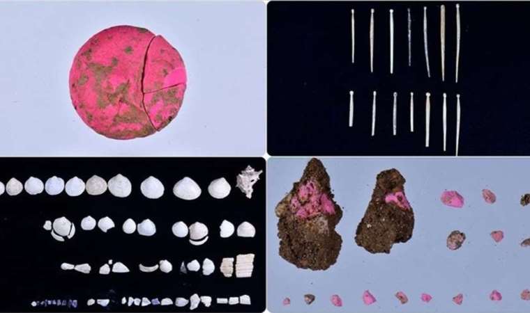 Makeup materials from Roman era unearthed in ancient city of Aizanoi in Turkey
