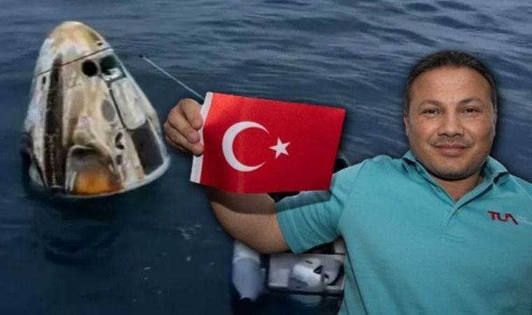 Turkey's first astronaut returns to Earth