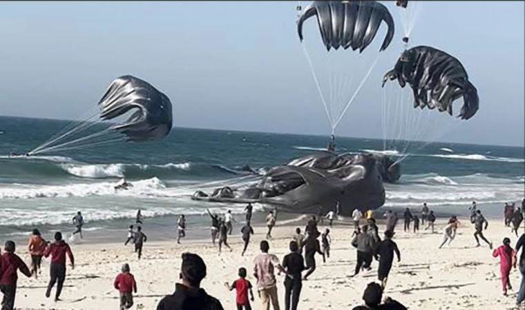 18 Palestinians killed in Gaza by aid airdrop malfunction