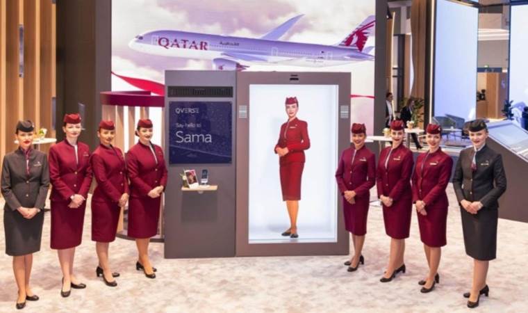 Qatar Airways debuts world's first AI cabin crew