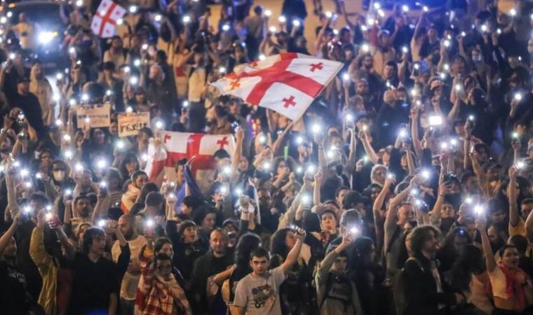 Two Americans, one Russian citizen among 20 detained in Georgia, says ministry