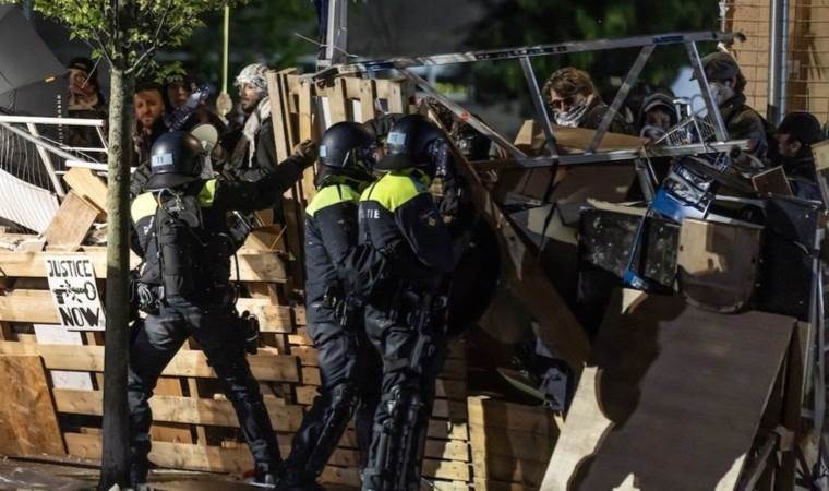 Dutch police end pro-Palestinian demonstration at Amsterdam university