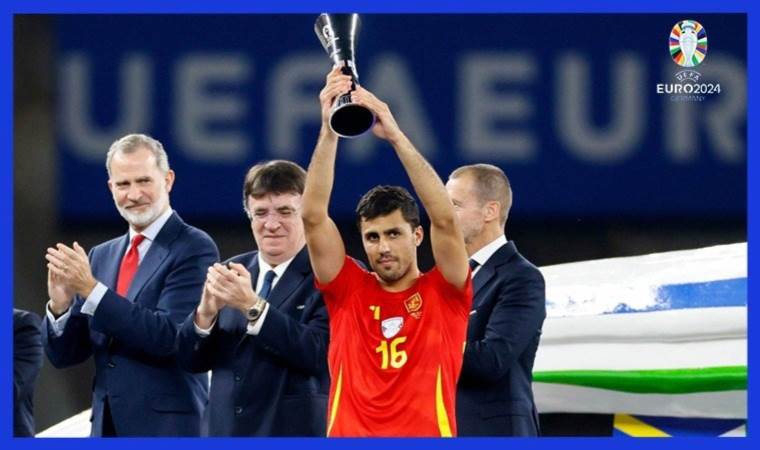 Rodri named best player of EURO 2024