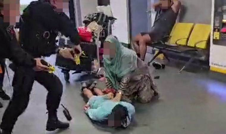 Violent arrest at Manchester Airport sparks protest