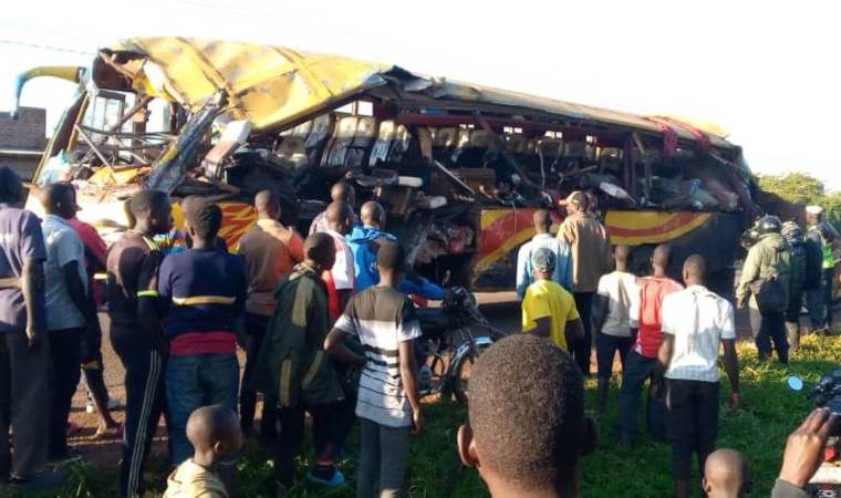 Fatal road accident in Uganda involving several vehicles, killed 63