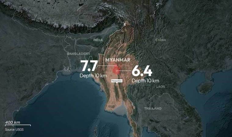 At least 26 dead, 43 missing after strong earthquakes rock Myanmar, Thailand