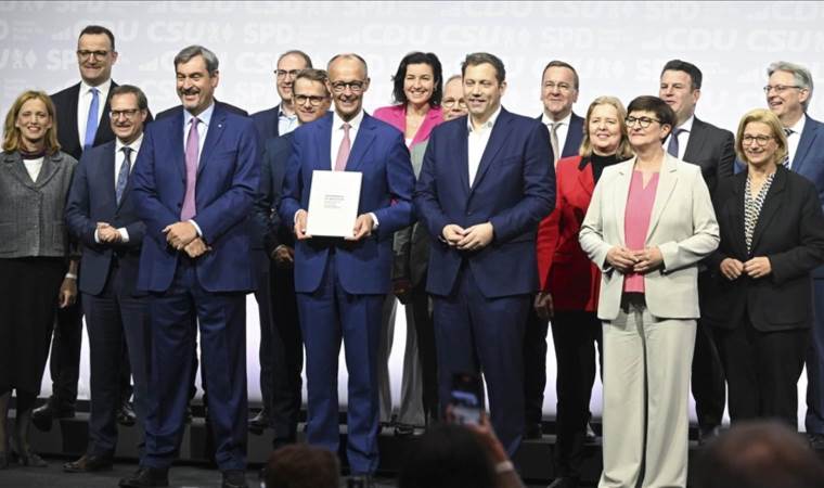 Germany's conservative CDU/CSU alliance seals coalition deal with Social Democrats