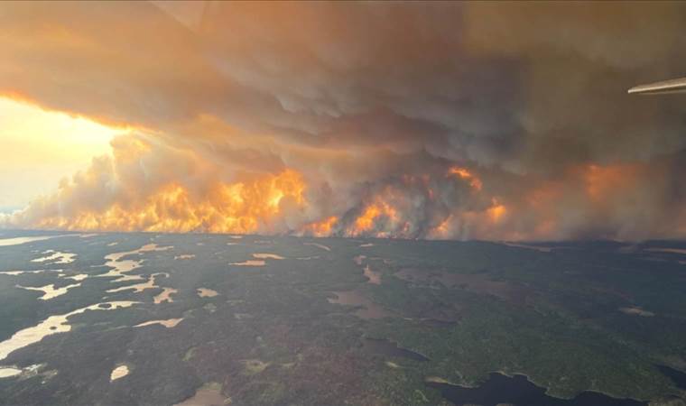 Over 26,000 evacuated as wildfires rage in western, central Canada: Reports