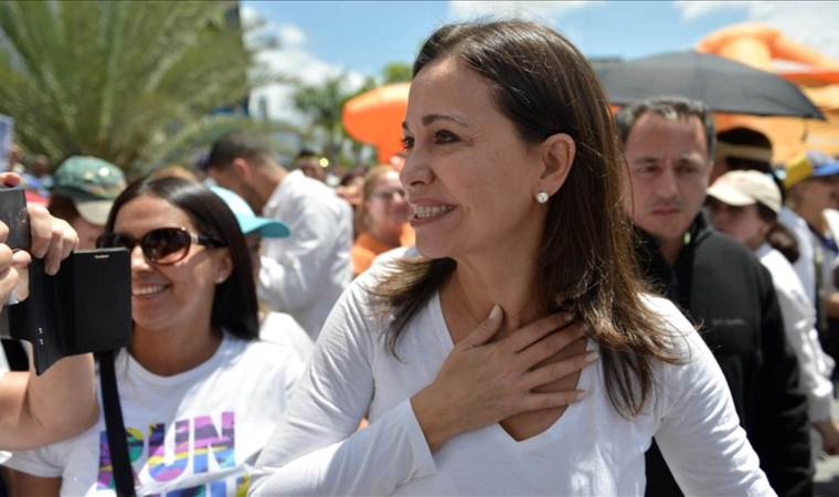 Venezuelan opposition leader says she dedicated Nobel Pr