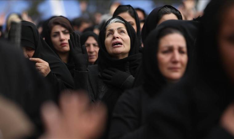 Iran holds funeral for security and Basij chiefs killed
