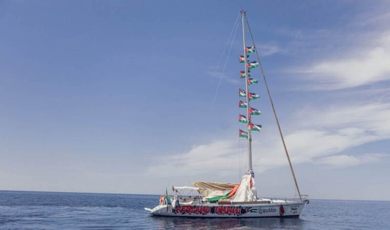 2 Italian activists of Gaza-bound aid convoy detained in 2 Italian activists of Gaza-bound aid convoy detained in
