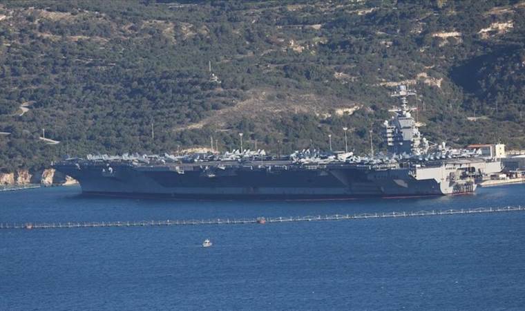 Video shows fire aboard US warship in Mideast that